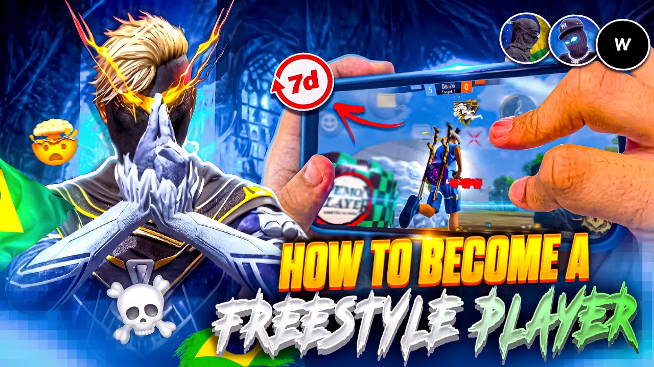 Unlock 🔓 Your Freestyle Skills ☠️ In Free Fire 🔥 | Become A DANGEROUS Freestyle Player In 7 Days 🥶