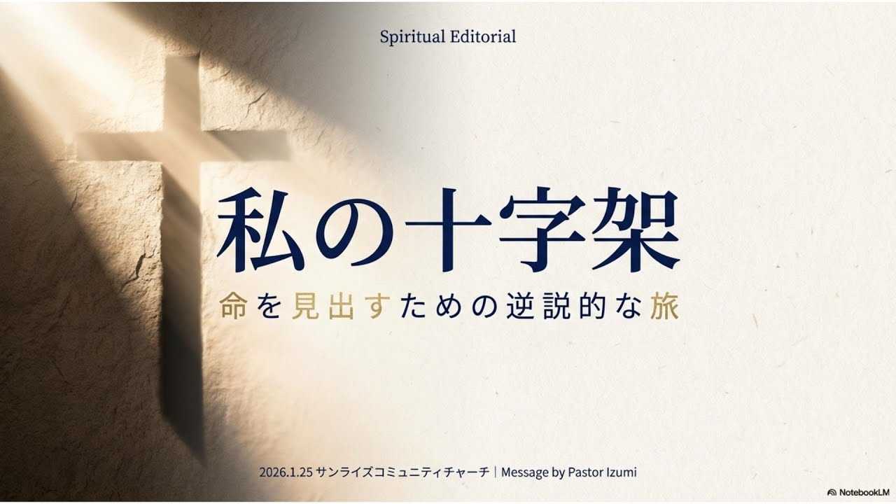 2026 1 25『私の十字架』