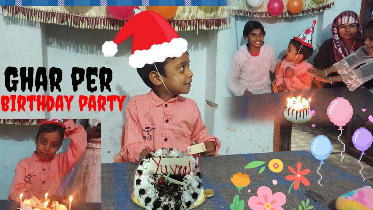 Ghar me choti si Bhritadey party🎉#funny 