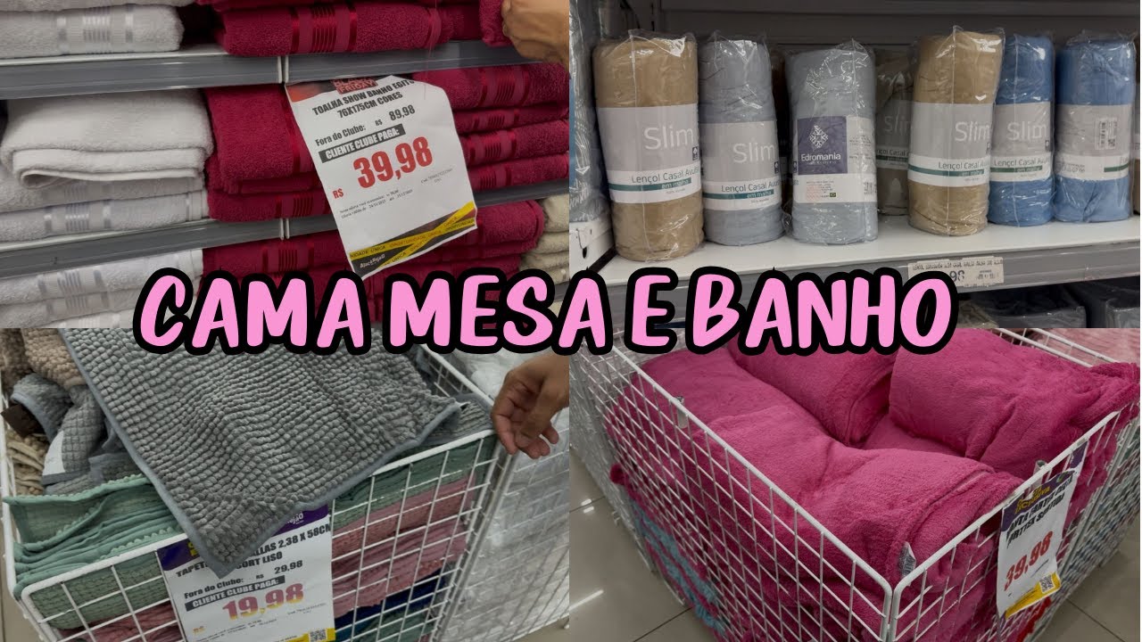 Atacarejão do Lar | Cama Mesa e banho 