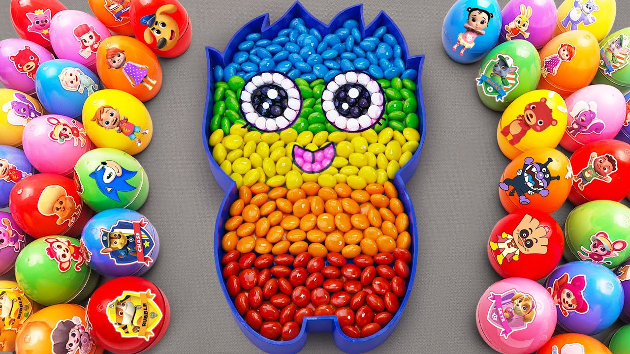 How to make Rainbow Beads Bathtub by mixing Jelly Slime Clay Eggs | Oddly Satisfying Slime ASMR