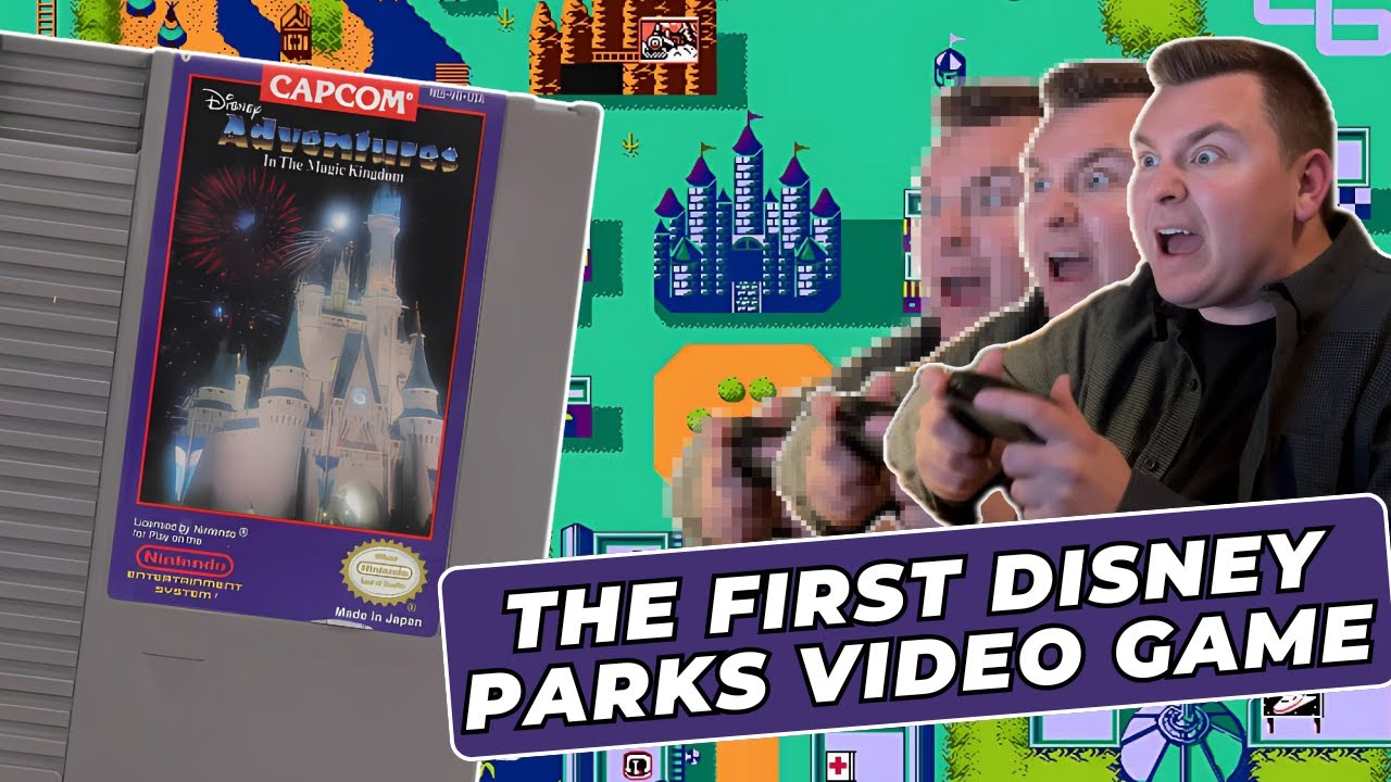 The First Disney Parks Video Game - Adventures in the Magic Kingdom (NES)