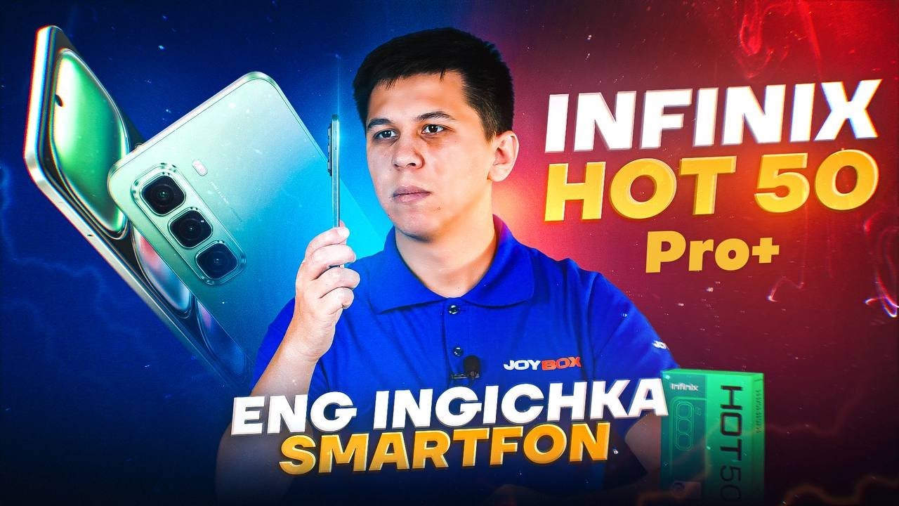 Infinix Hot 50 Pro Plus - dunyodagi eng ingichka smartfon 2024
