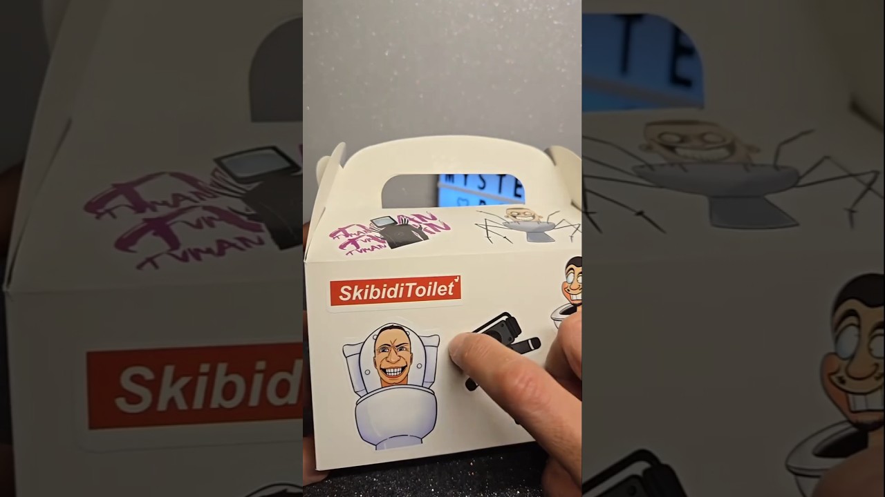 Trending skibidi toilet mystery toy box😱 #unboxing #skibiditoilet #collection #trending #pcgame