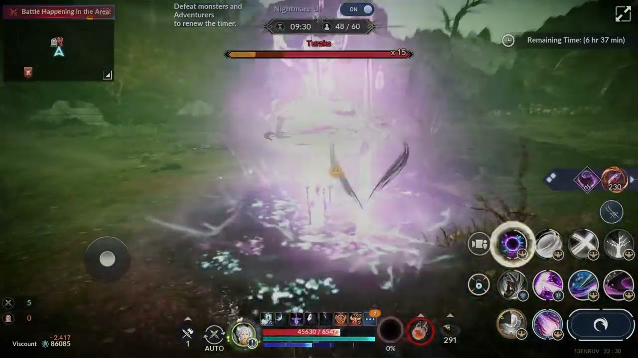 Black desert mobile l nightmare pvp/boss l PHANTASMA GAMING