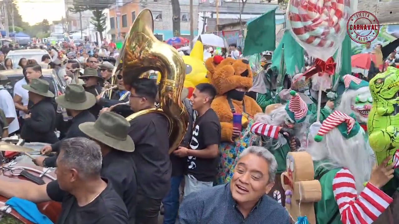 Carnaval del Peñón de los Baños Barrio de los Reyes jueves- Banda la Carnavalera de Samuel González