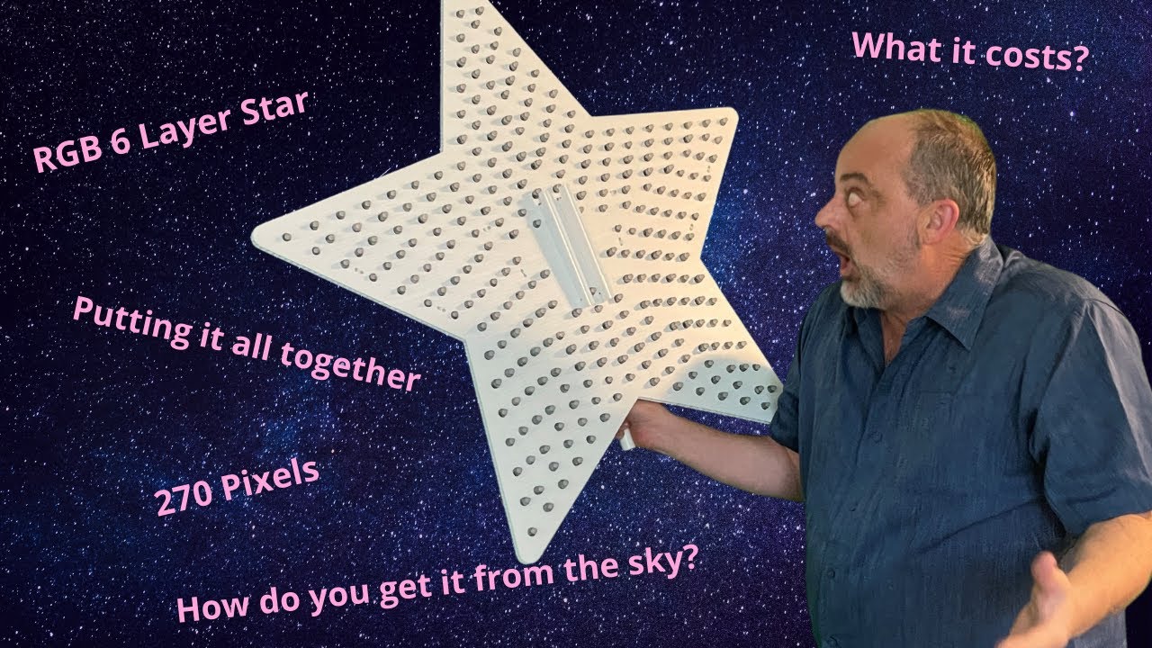 6 Layer 270 Node RGB Pixel Star Xlights