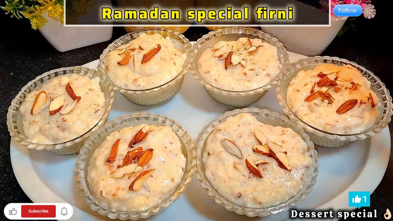 Ramadan special firni ✨😋| dessert special | follow for more....