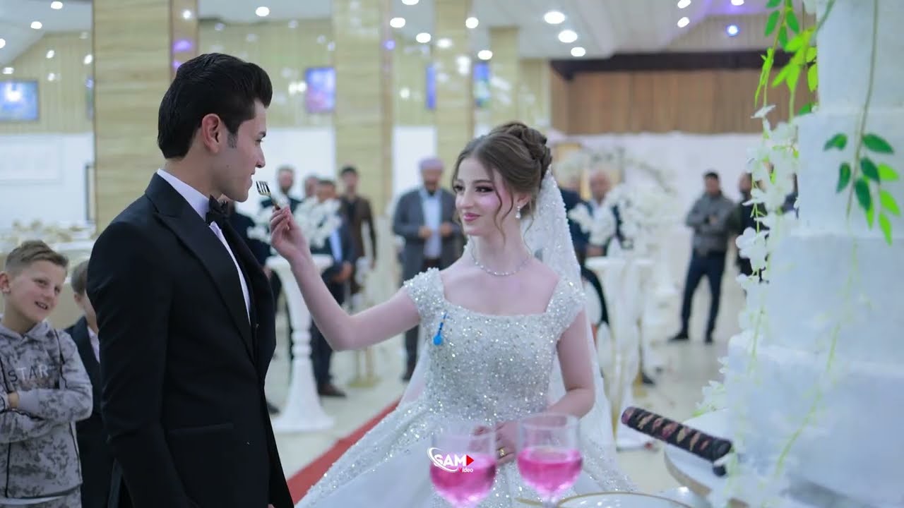 حفلة زفاف نيجيرفان & سمر الفنان احمد شنكالي جزء 1 تصوير شركة سام فيديو 