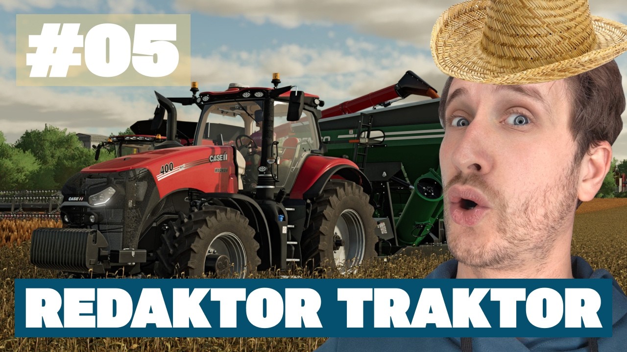 REDAKTOR TRAKTOR | 05 | Farming Simulator 22 | Świętujemy zdanie podyplomówki z Rolnictwa!