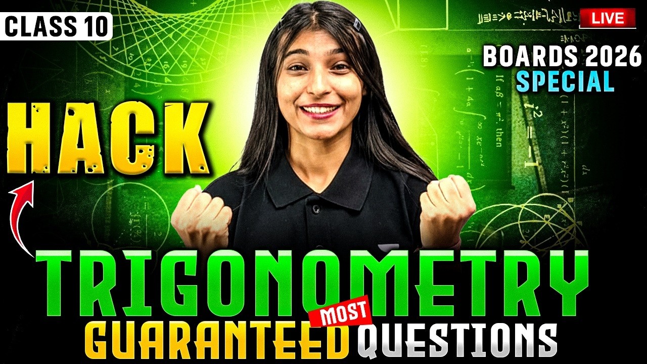 Class 10 Trigonometry Most Important Questions | CBSE Maths Exam Guaranteed By Shikha Ma'am