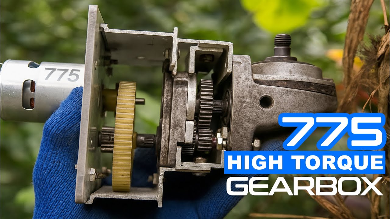 how to make a gearbox | gearbox project | 775 dc motor gearbox |  how to make a gear motor | diy