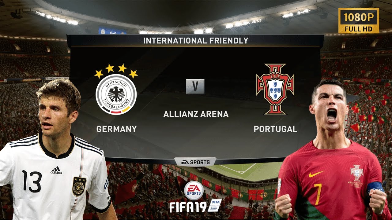 FIFA 19 | Germany vs Portugal | PC Gameplay | 1080p HD