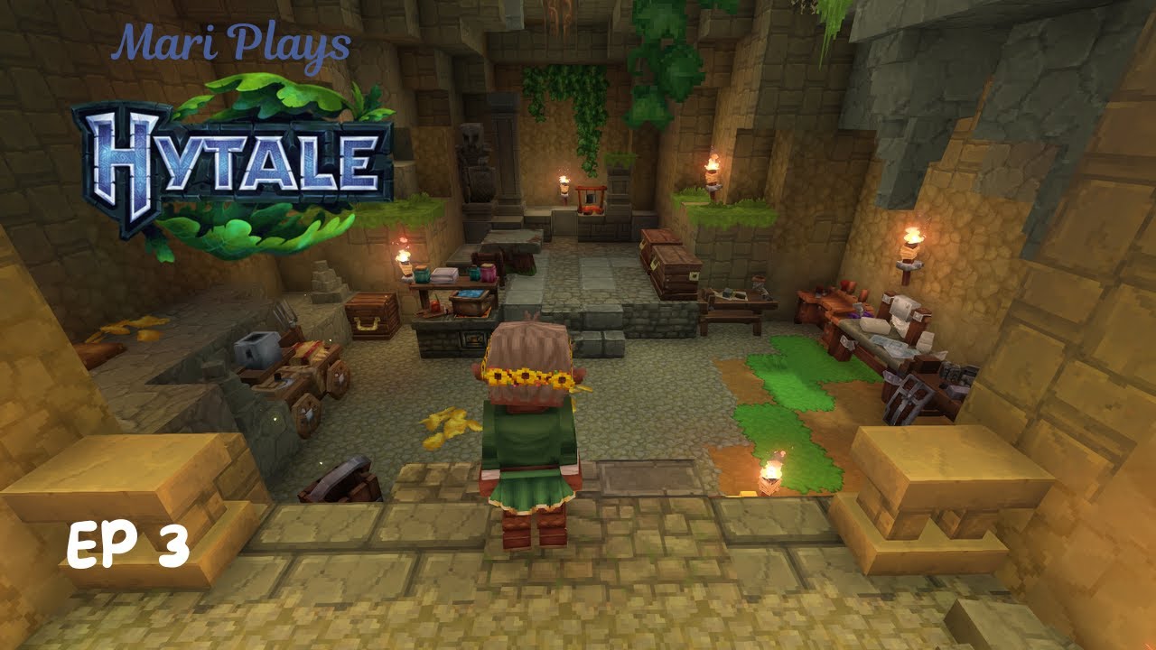Mari Plays Hytale Ep 3 | #hytale, #hytale playthrough