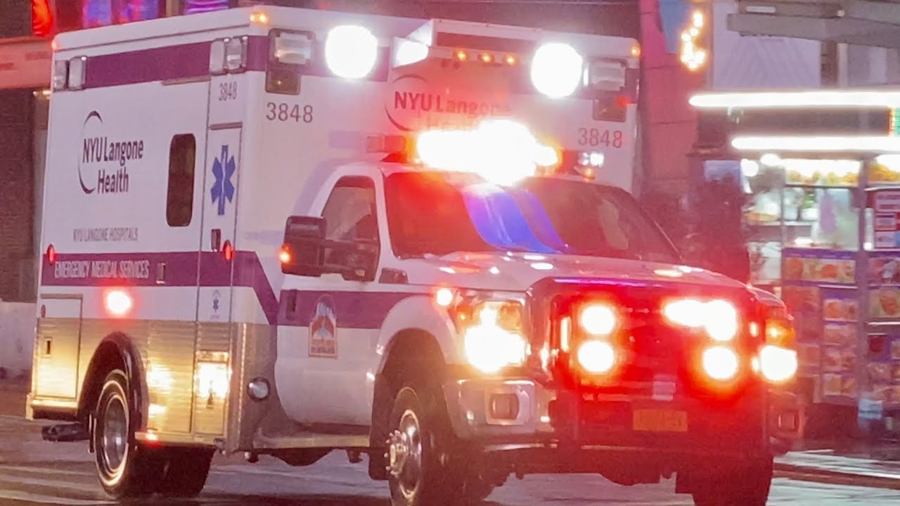 NYU Langone Health EMS/Ambulance 3848 Responding