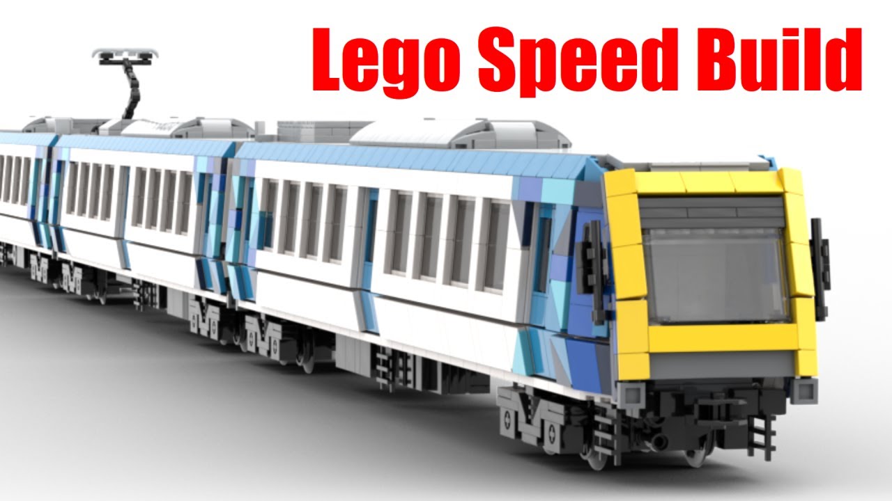 LEGO X'Trapolis Train Speed Build