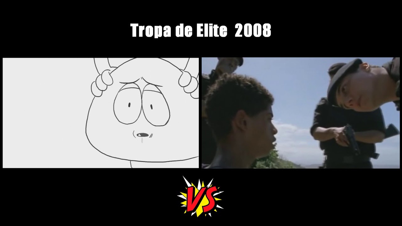 MARIO DO BOPE vs REAL (RABISCO)