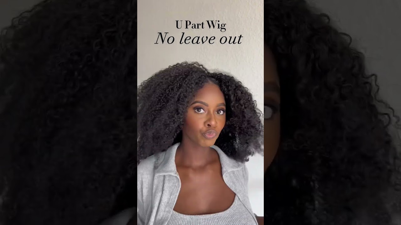 Crochet method on u part wig #upart #upartwigs #crochetmerhod
