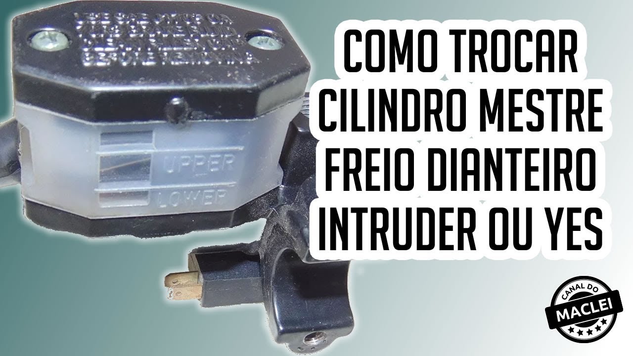 COMO TROCAR CILINDRO MESTRE FREIO DIANTEIRO SUZUKI INTRUDER YES