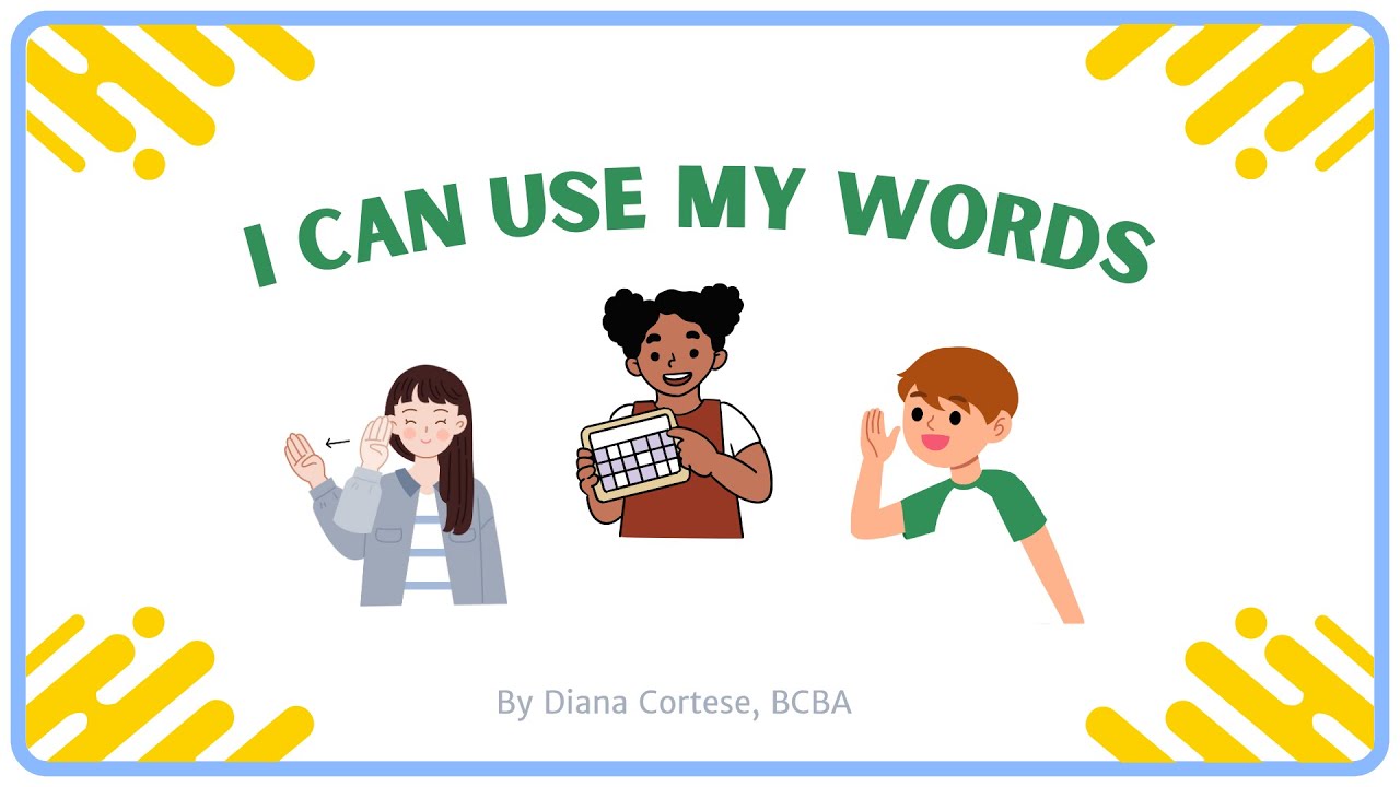 Social Story for Kids - I Can Use My Words