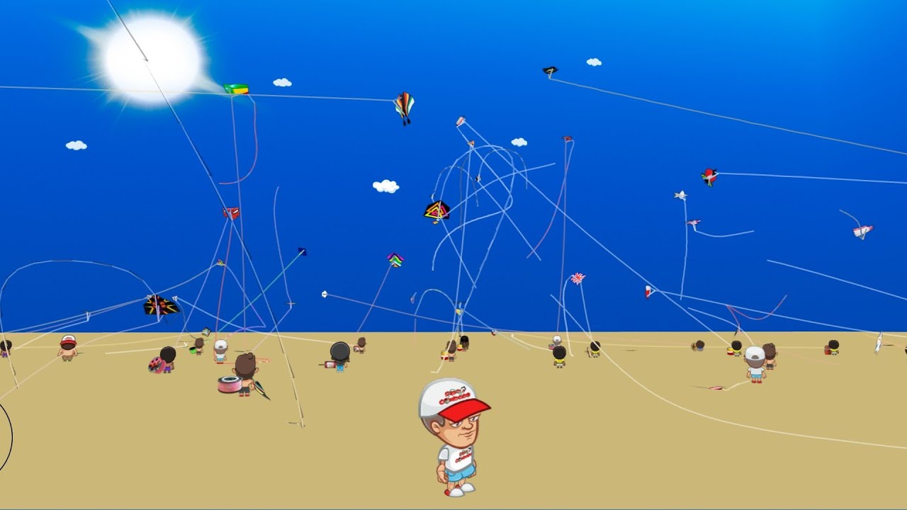 #kite #game best #pipa combate 3d game 30 kite cut #fypシ #my best game