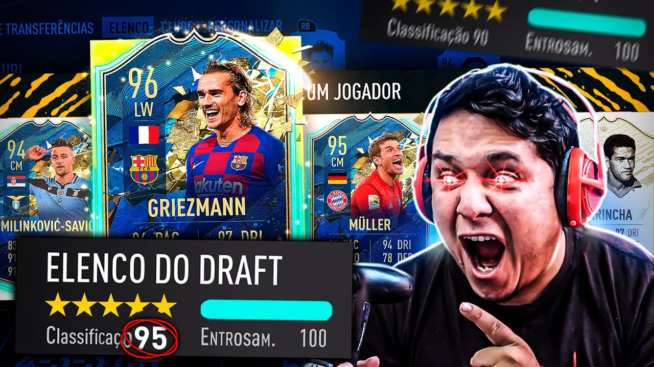 BUSCANDO O DRAFT 195!!! RAAGGEE!! FIFA 20 FUT DRAFT!! 😍🔥