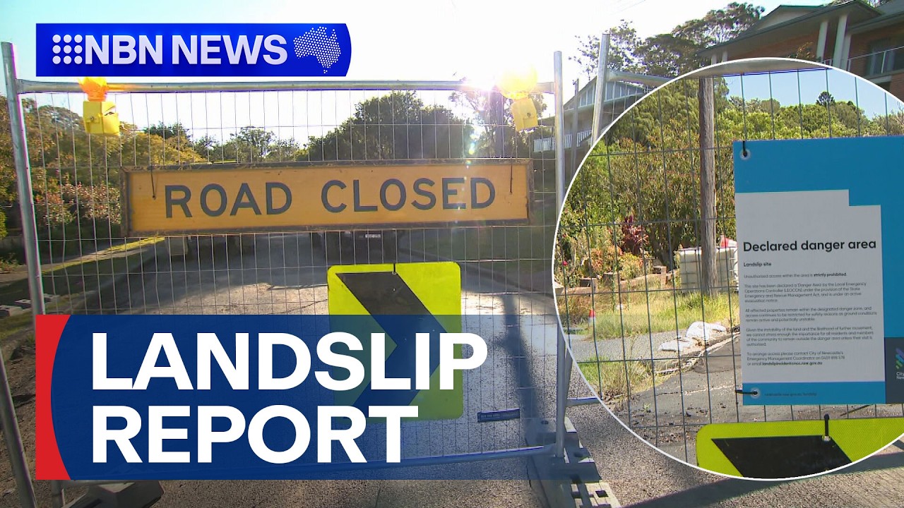 Report into Australia's largest residential landslip | 9 News Australia