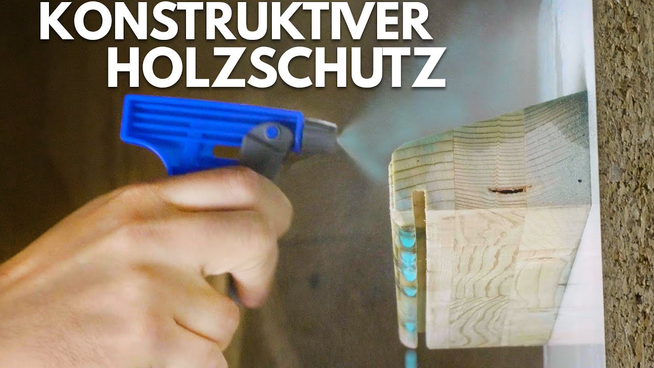 Konstruktiver Holzschutz - Abtropfkante und Wetterschenkel