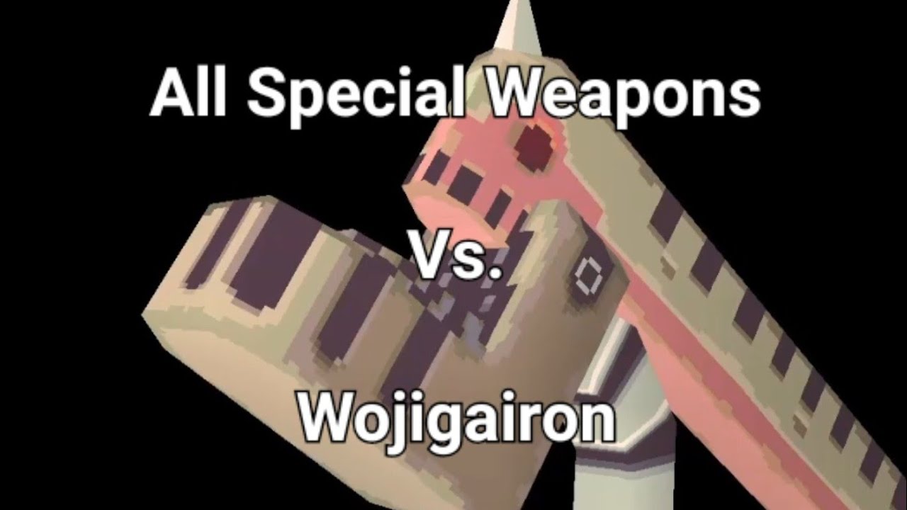 Megaman Legends 2 - All Special Weapons vs. Wojigairon