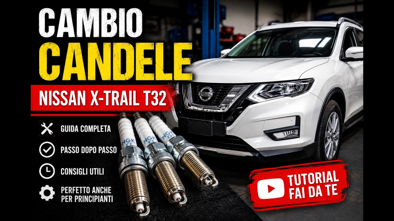 Nissan Xtrail T32 benzina cambio candele