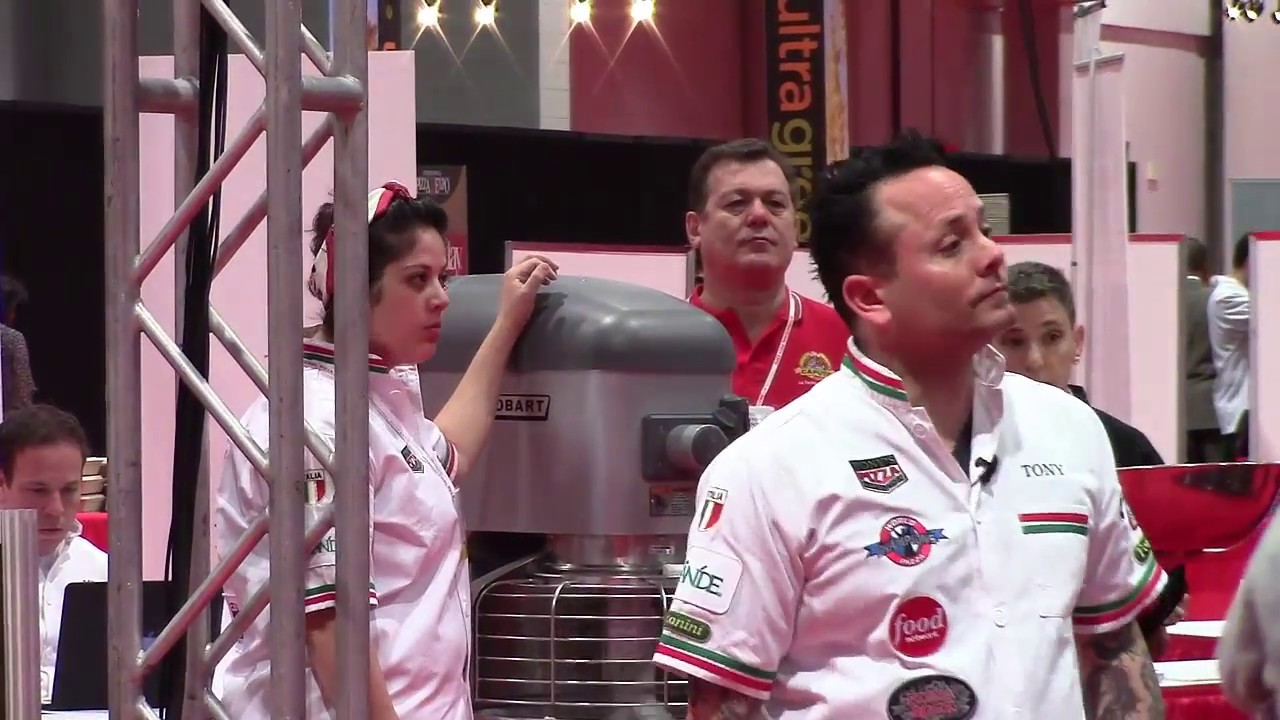 Tony Gemignani Pizza Dough Secrets (Autolyse) and Bulk Fermentation Dough at Pizza Expo