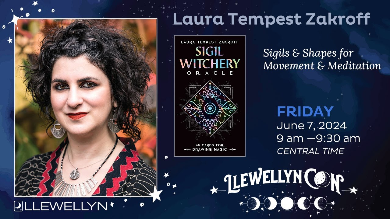 Laura Tempest Zakroff Presenting at LlewellynCon2024: Sigils & Shapes for Movement & Meditation