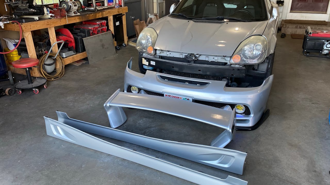 Project mr2 Spyder TRD Body Kit Install