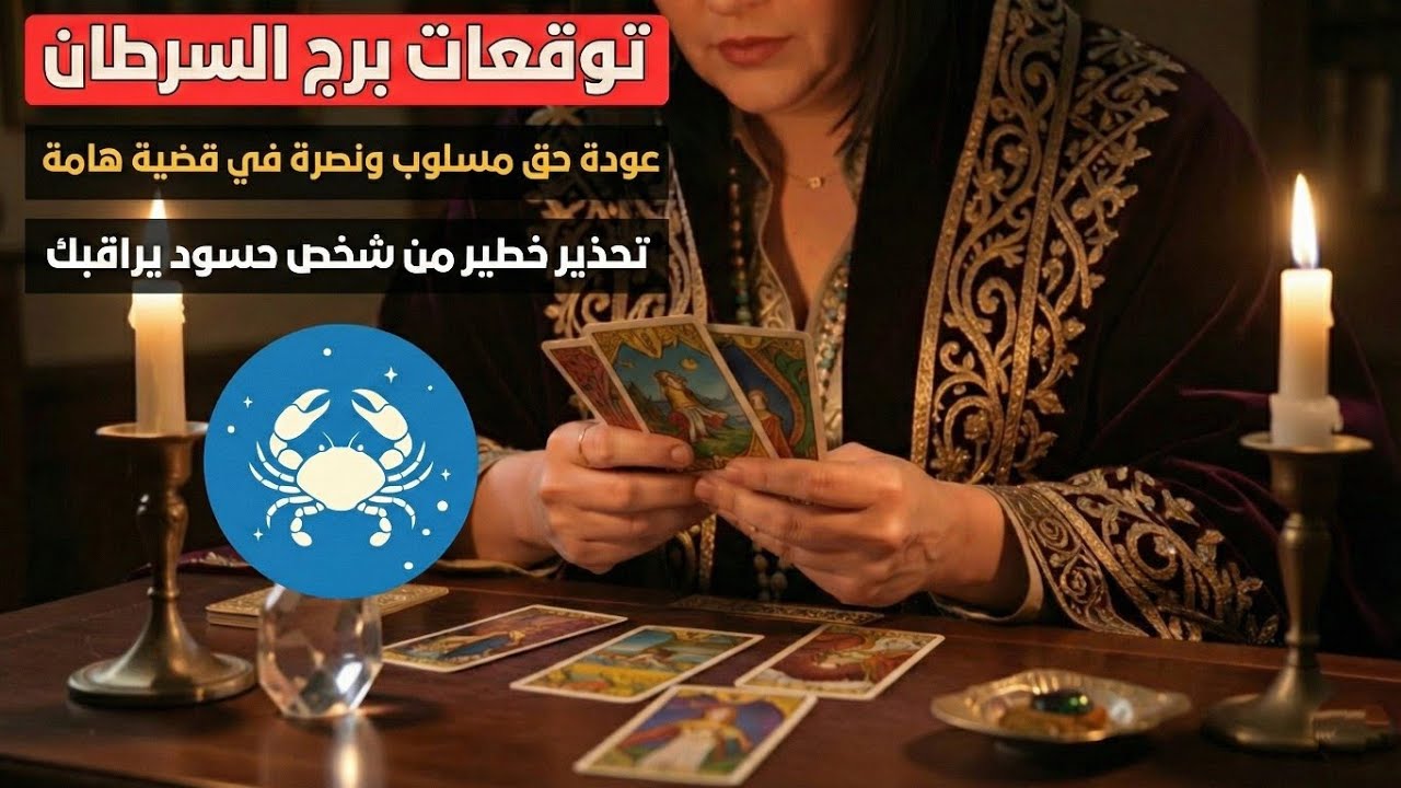 توقعات برج السرطان 🦀 عودة حق مسلوب ونصره في قضية هامة 💪🏻 ومال وفير قادم اليك 💰 علو شأن وترقية مهنية 