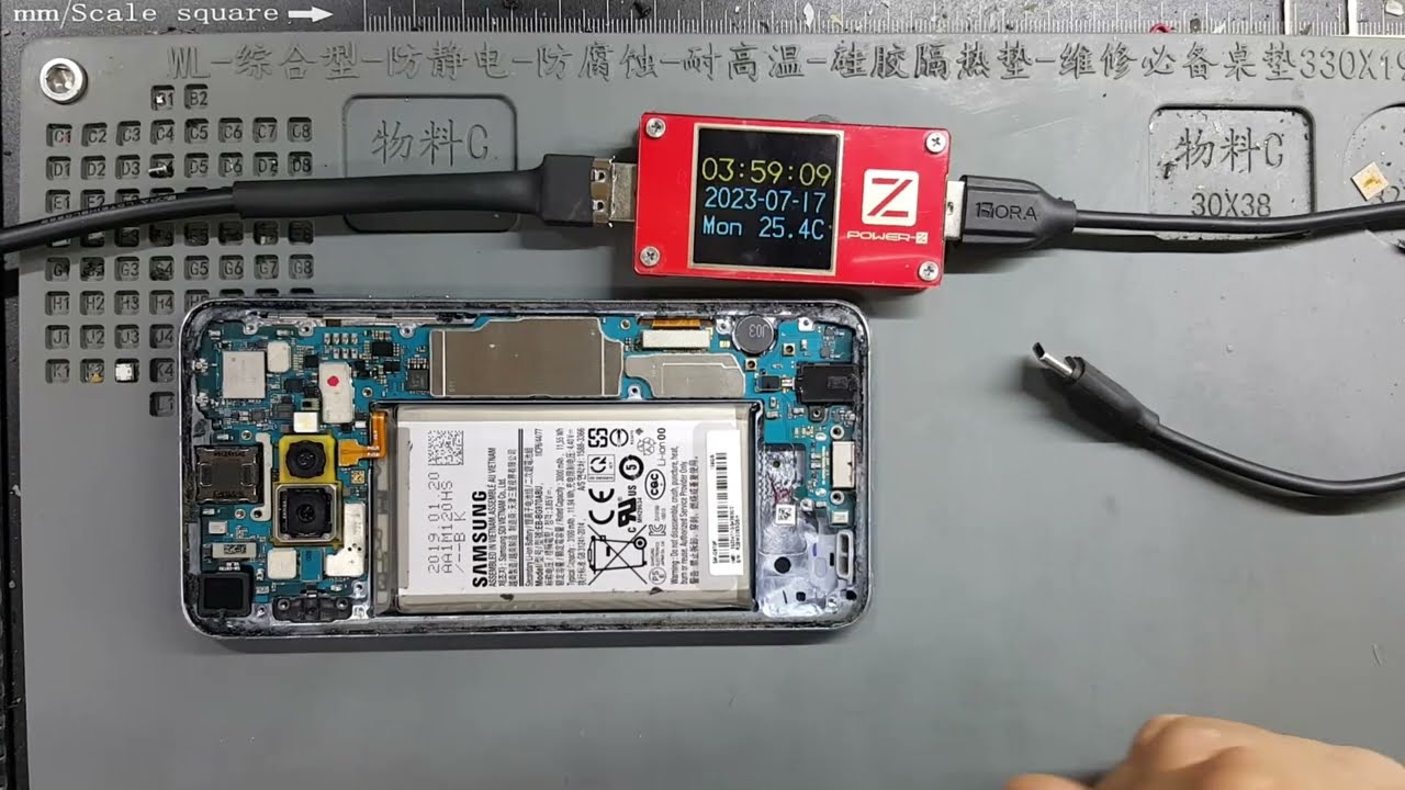 Samsung S10e ¡Corto en conector de carga!