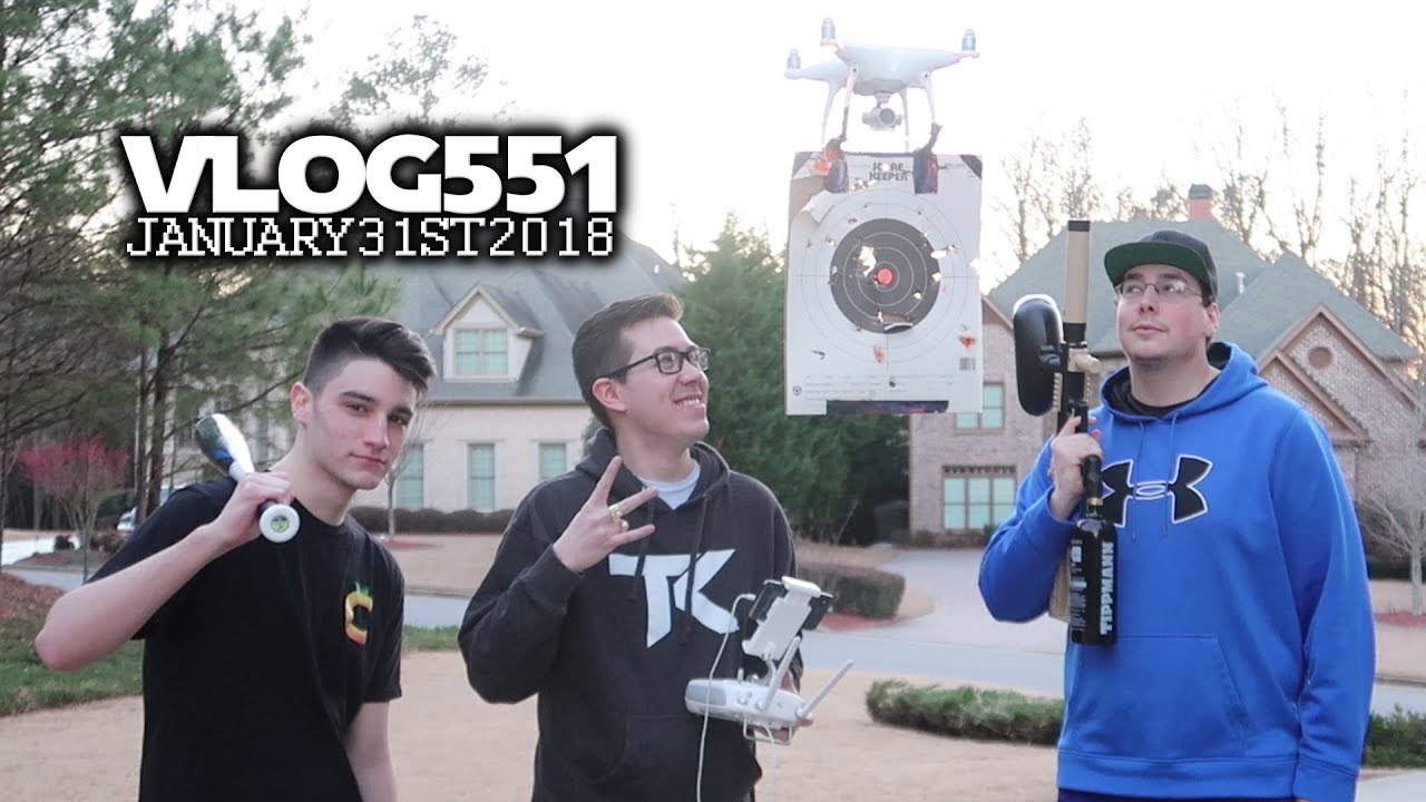 MOVING TARGETS (Paintball Gun vs Drone)