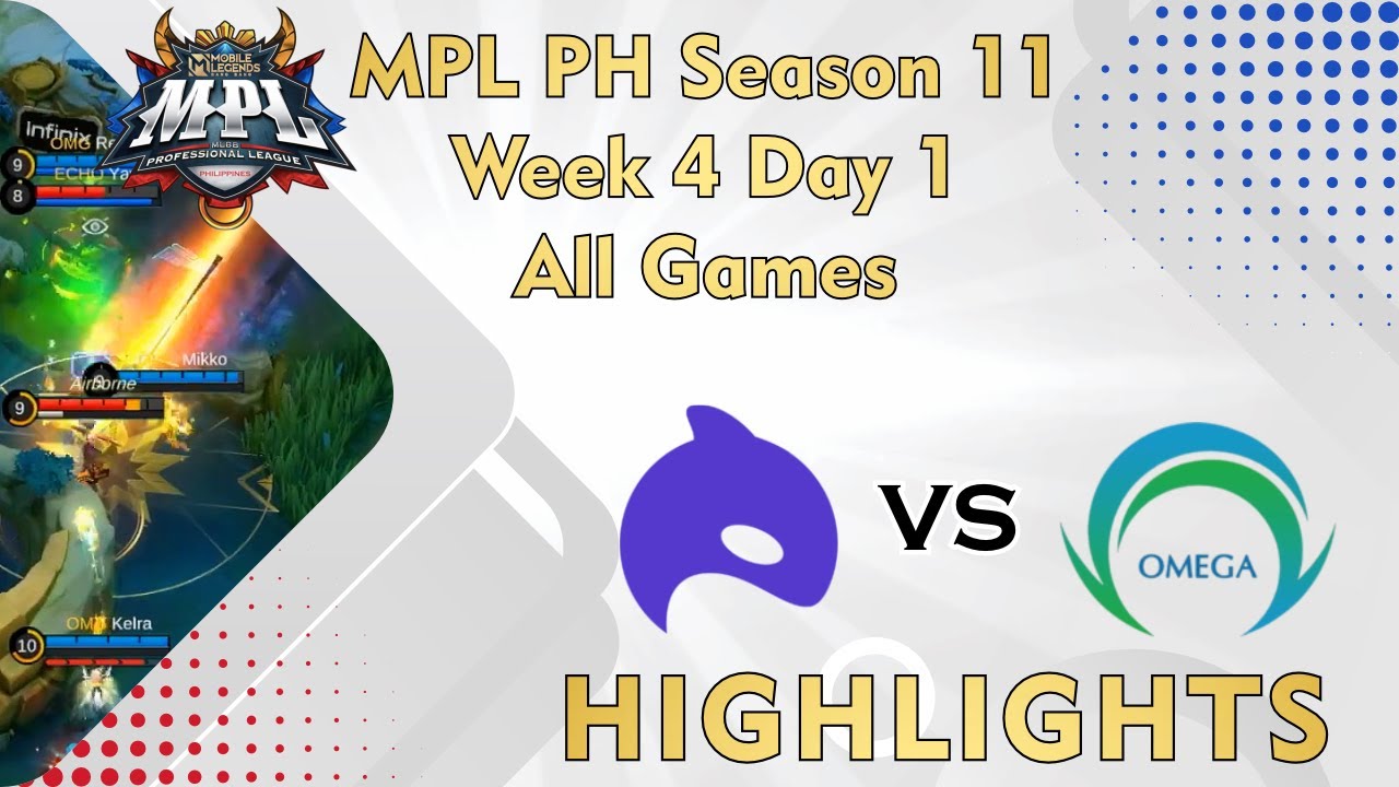 ECHO vs OMG | ECHO vs Omega Esports | MPL PH HIGHLIGHTS S11 Week 4 Day 1 All Games