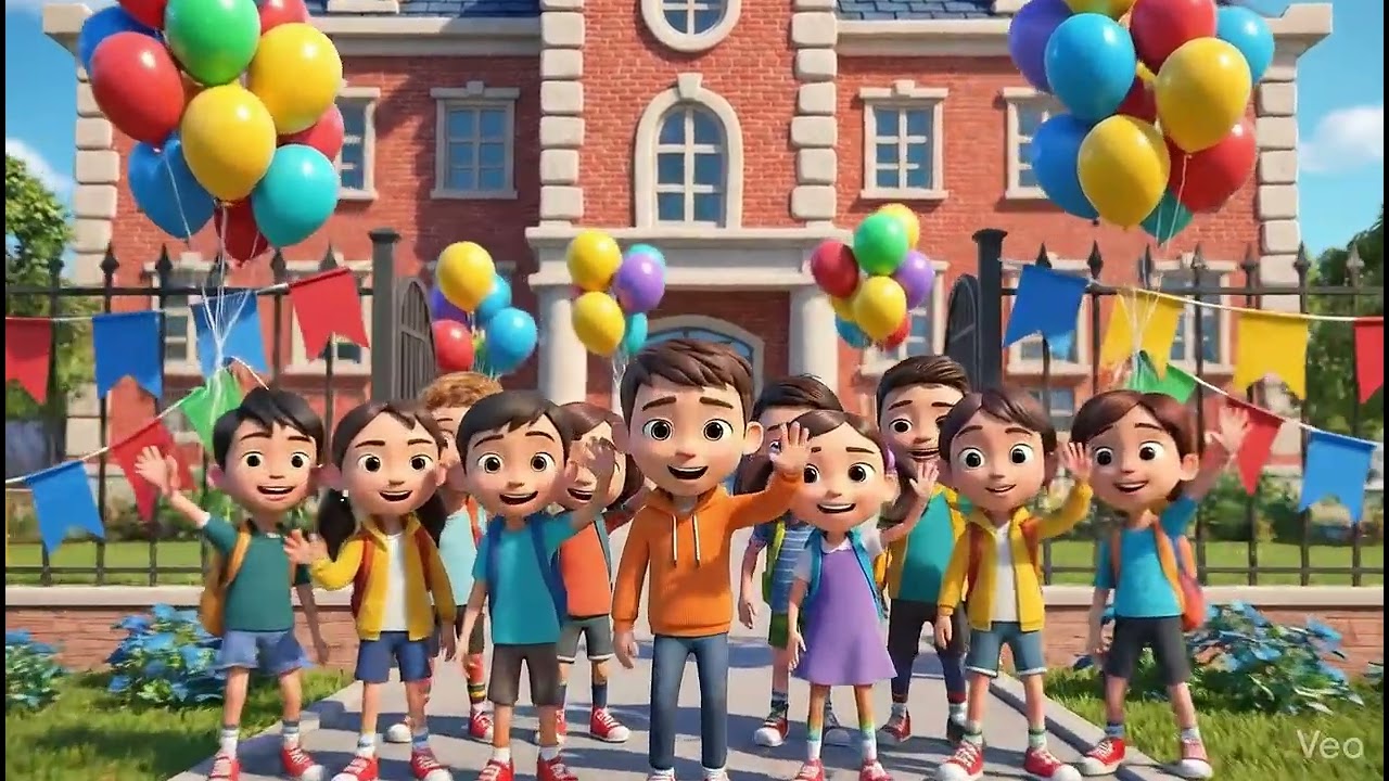 Ngày Đầu Tiên Đi Học Của Bé | Bài Hát Thiếu Nhi Vui Nhẹ | Hoạt Hình 3D Pixar Dễ Thương