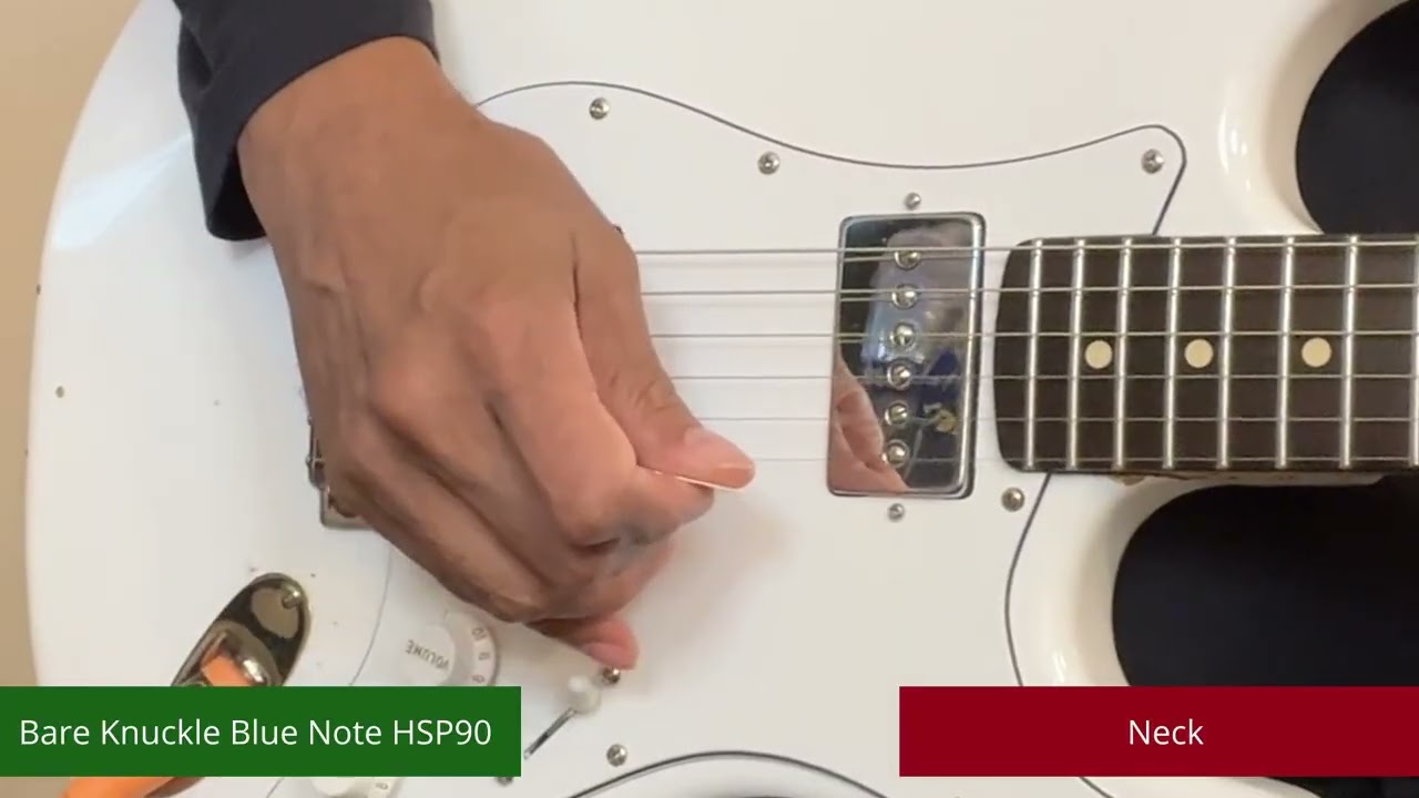 Bare Knuckle Blue Note HSP90 Pickup Demo | Classic Rock Rhythm & Lead Tones