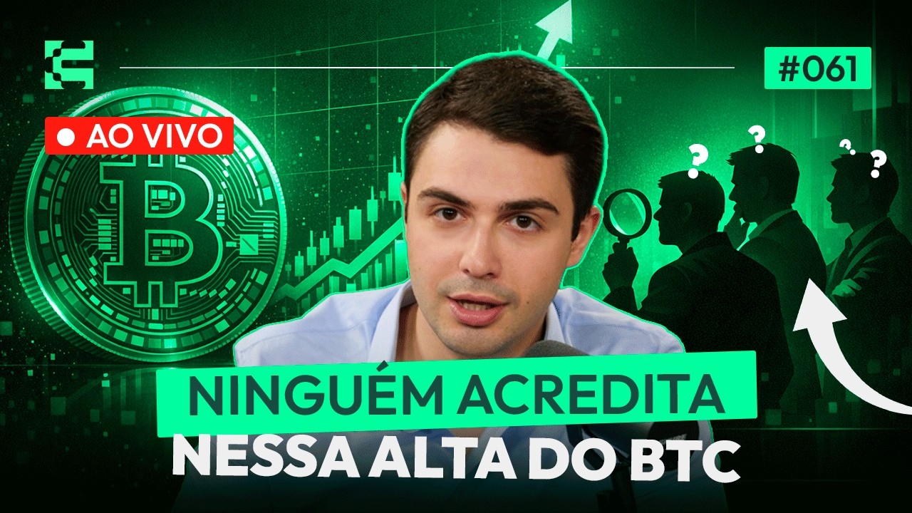 Bitcoin sobe… mas o mercado NÃO acredita nessa alta? | Morning Crypto #61