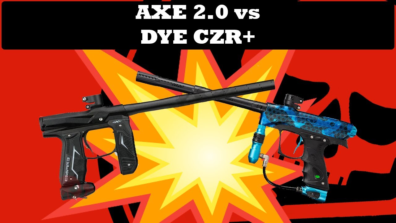 Dye CZR+ vs Empire Axe 2 0 | Comparing the BEST Beginner Paintball Markers | Punishers PB