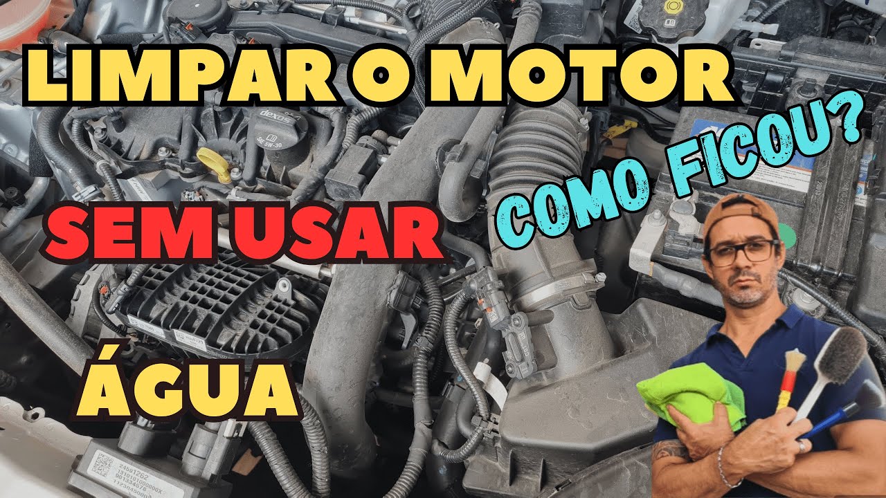 ✅LAVAR MOTOR A SECO - como ficou?