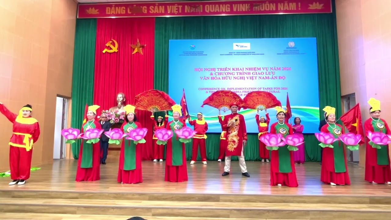 Tiết mục “ Hào khí Việt nam “ giao lưu Việt -Ấn tại UB Phường Xuân Đỉnh ngày 25/1/2026 .