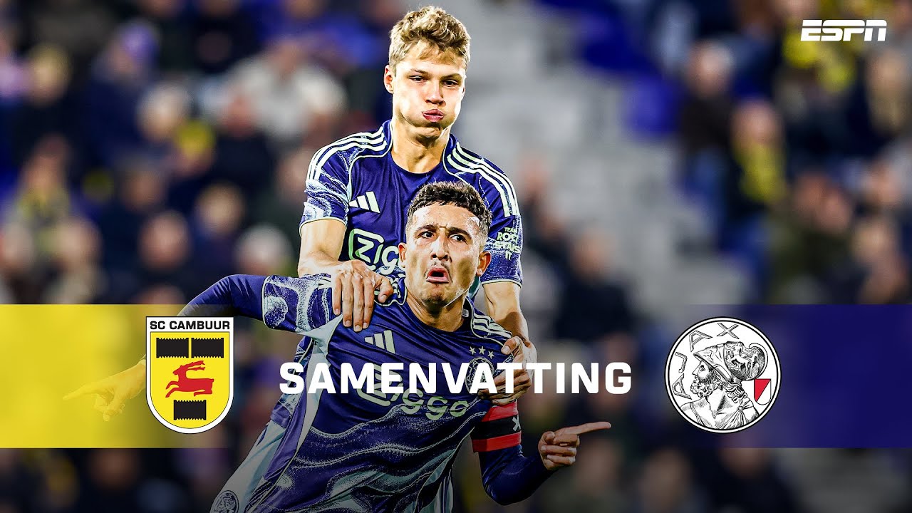 WONDERSCHONE TREFFER van Nassef Chourak ✨🥵 | Samenvatting SC Cambuur - Jong Ajax