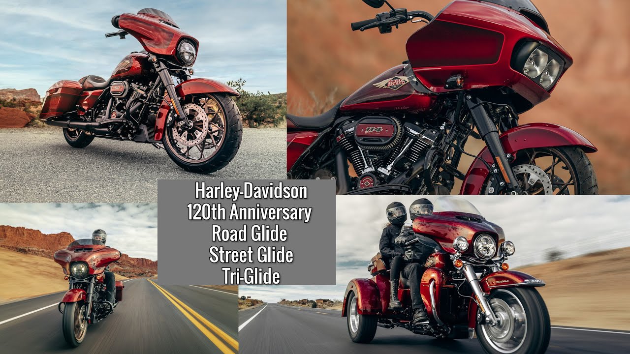 120th Anniversary Road Glide, Street Glide, and Tri-Glide Ultra