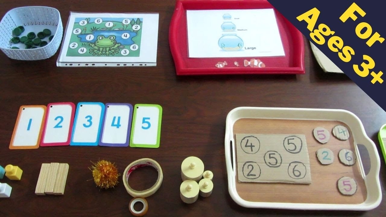 Nursery MATH Learning Activities | PRESCHOOLER Math Activities | SARA MEER