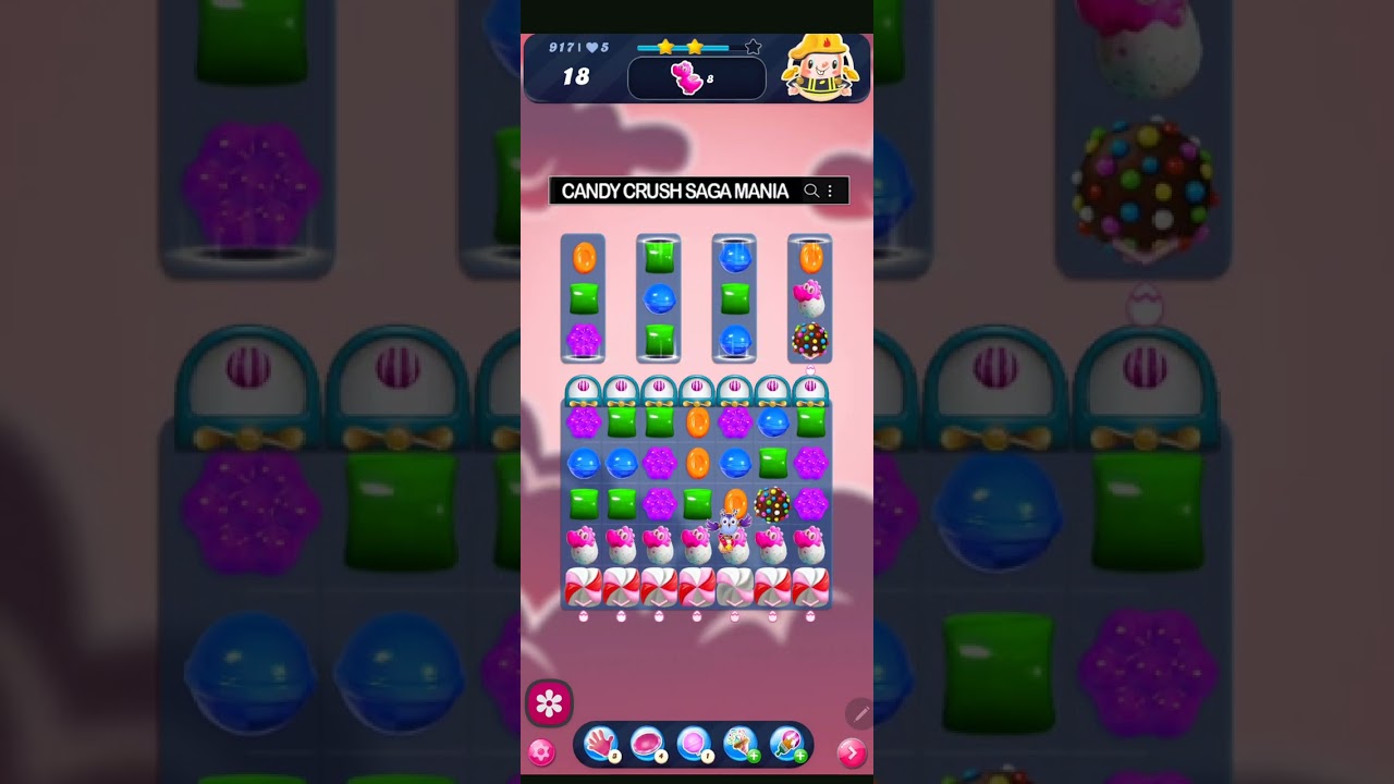 Candy Crush Saga Level 917 NO BOOSTERS ✅🔄 Mastery on the First try™ Candilicious™ 20 OWLY