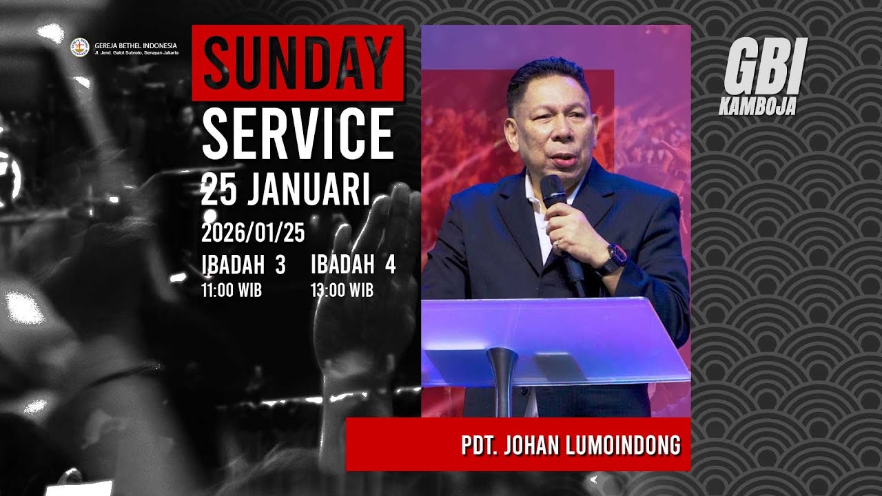 Ibadah Raya III | 25 Januari 2026 || Pdt. Johan Lumoindong