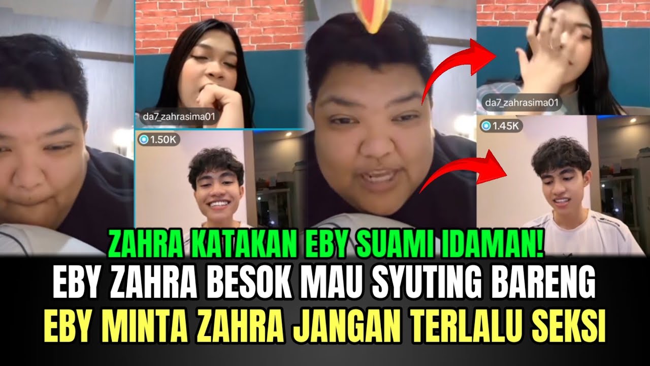 Ngakak Eby Zahra Besok Mau Syuting Bareng, Eby Minta Zahra Jangan Terlalu Seksi!