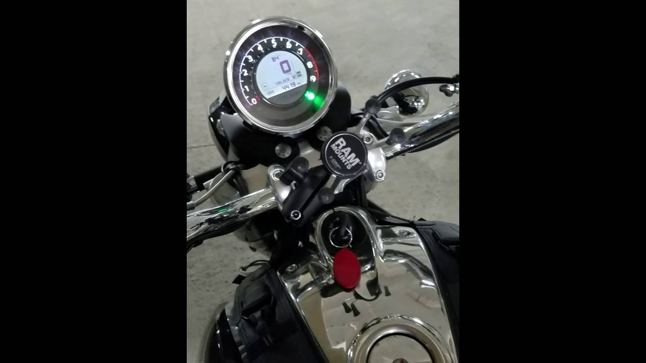 2014 Moto Guzzi California Custom with Mistral exhaust.